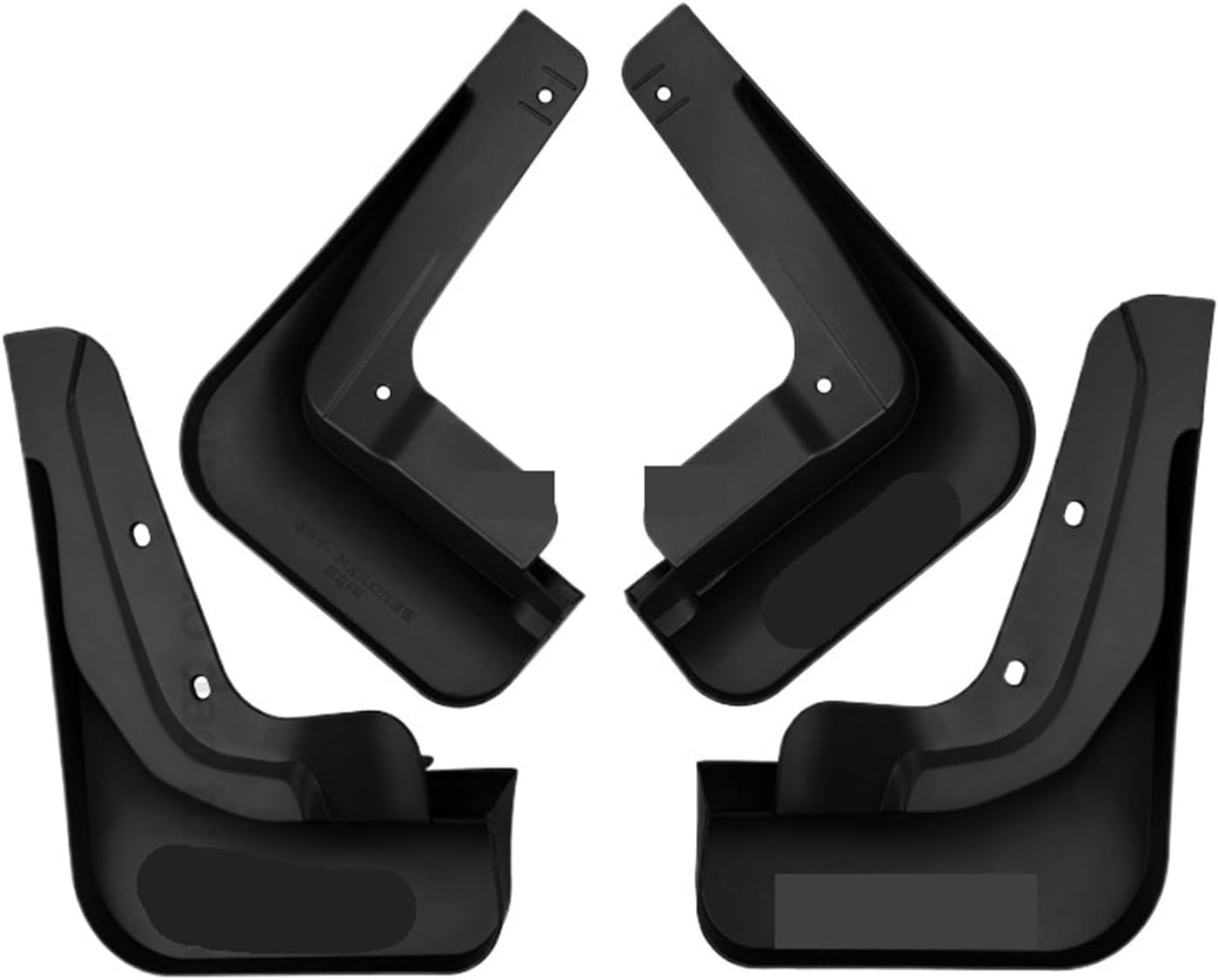 Fit for BMW X2 2024-2025 Fenders Front Rear ABS Black Exterior Car Modification Accessories Set 4pcs