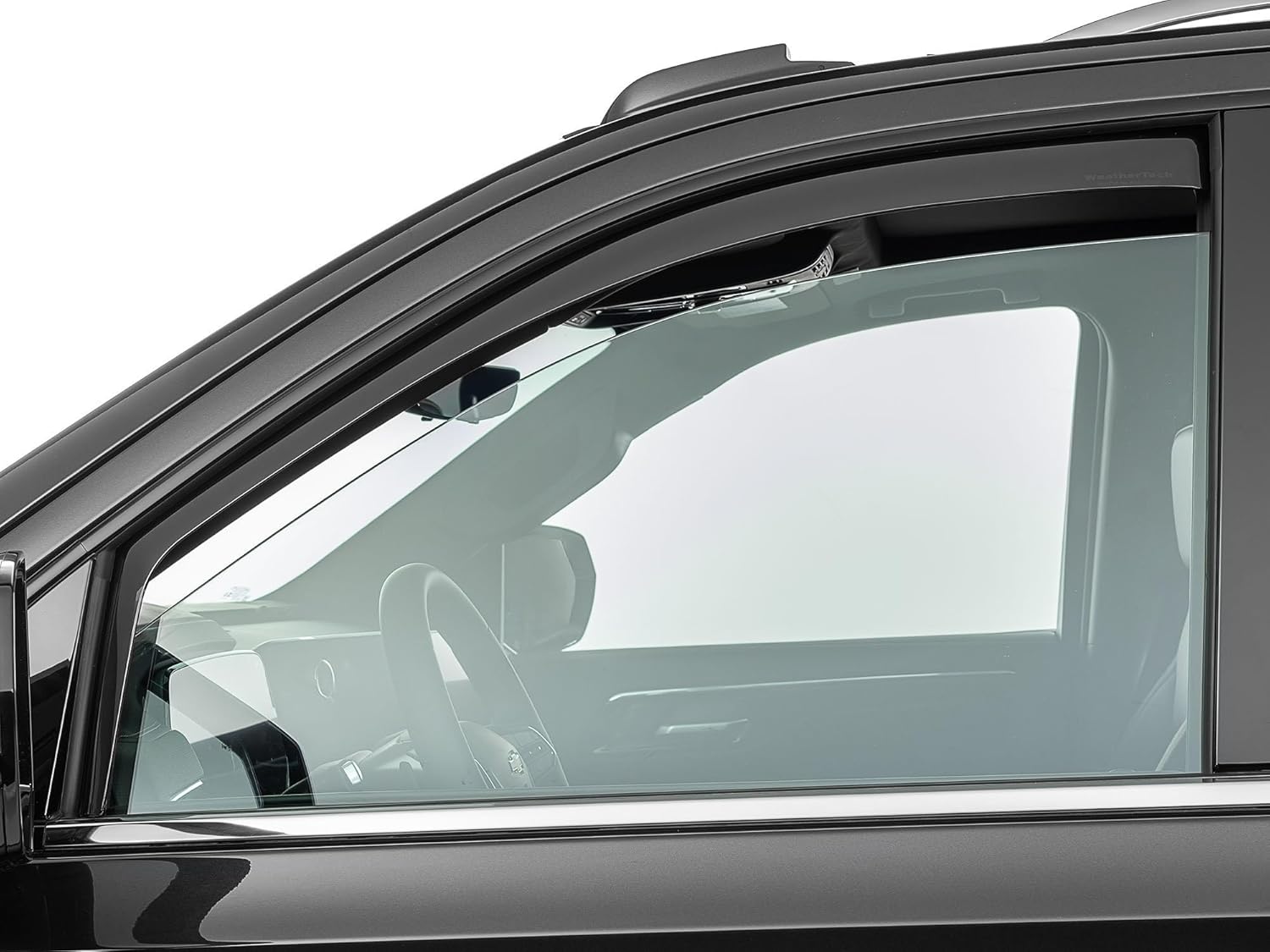 WeatherTech Custom Fit Side Window Deflectors for Cadillac Escalade, Escalade-V ESV, Tahoe - (801010IM), Dark