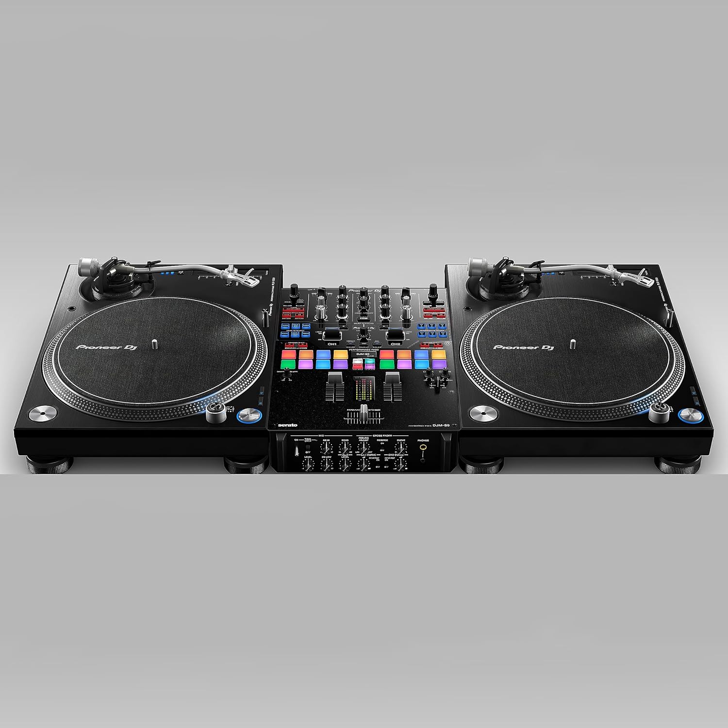 Numark Scratch 2-Channel DJ Mixer Bundle with Pioneer PLX-1000 Professional Turntable