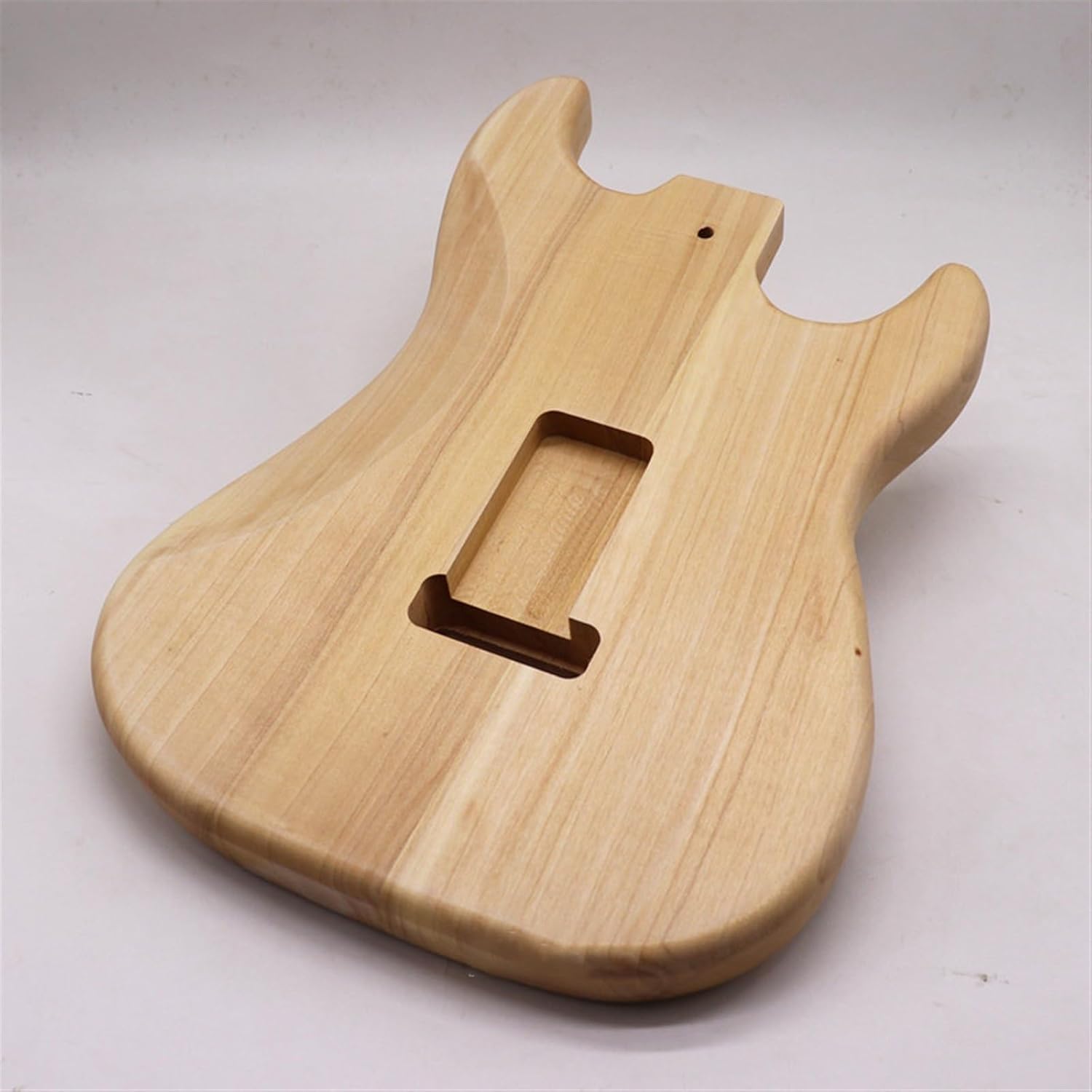 Guitar Body Guitar Replacement Parts Poplar Body Solid Wood 3-4 Piece Left-hand Electric Guitar Body Modification Assembly DIY Electric Guitar Accessories