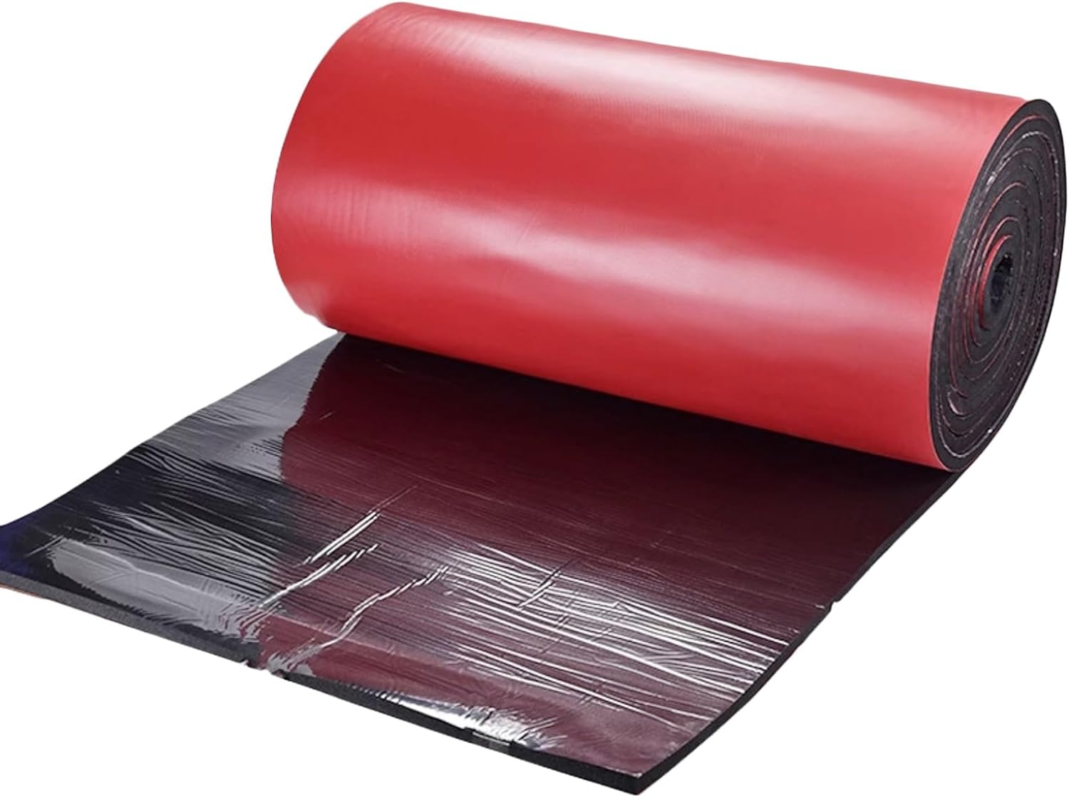 XPLKQXE Car Door Protector Bumper Body Guard, Self Adhesive Rubber Foam Wall Padding, Proofing Car Door Wall Protector Collision for Indoor Or Outdoor Use (Color : Red, Size : 10m)