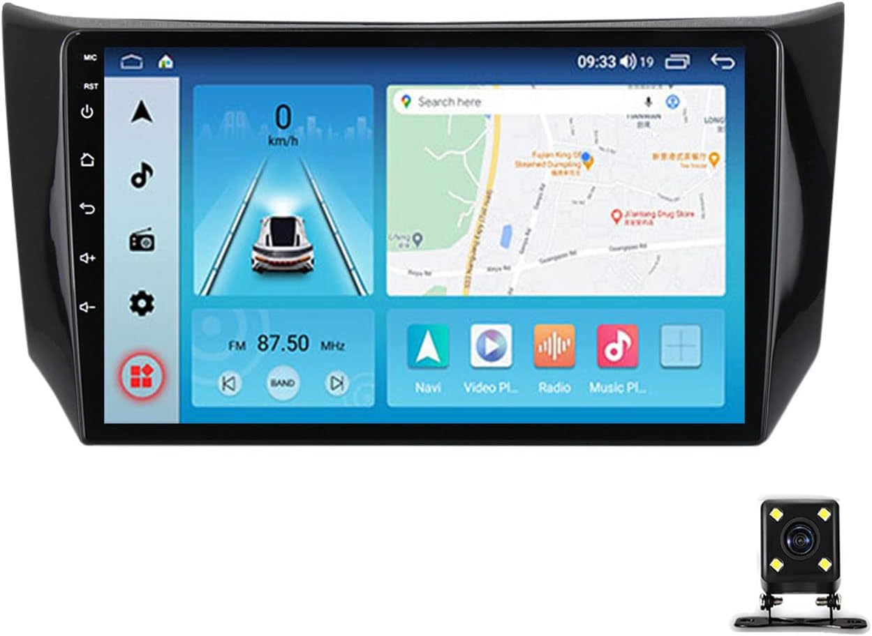 Car Stereo Multimedia MP5 Player for Nissan Sylphy 2012~2018 Car Audio with Rear View Camera FM Radio 9 Inch Touch Screen Stereo Support Bluetooth/SWC/USB/Mirror Link/Carplay/Auto