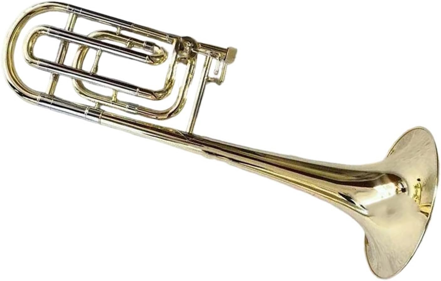 Adult Trombone Instrument Tenor Bb/F Trombone Brass Plated Professional Performance Instrument With Mouthpiece