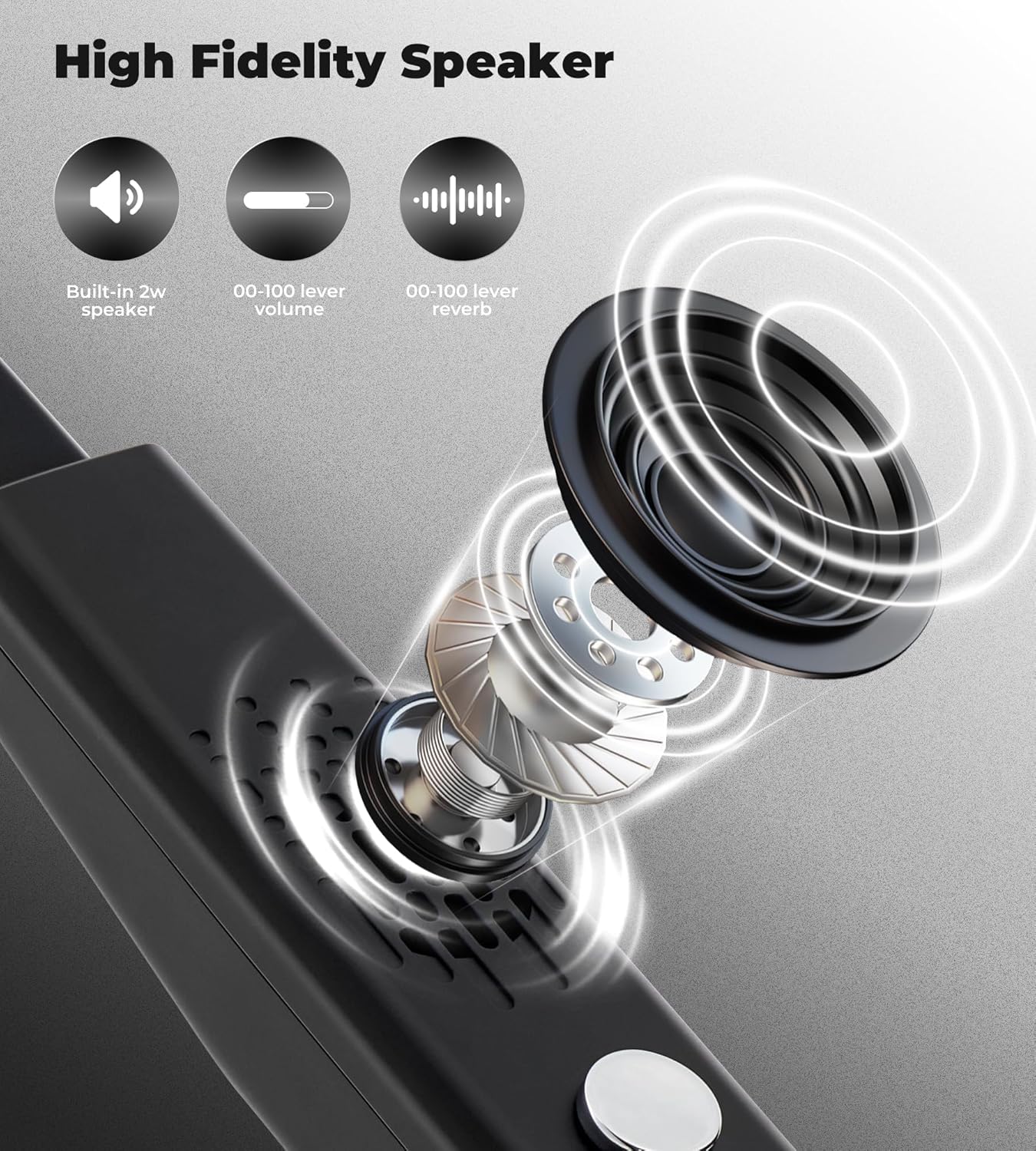 Vangoa MAE-02 MIDI EWI Electronic Wind Instrument with 3 Fingerings 35 Tones 7 Functions Professional Portable Digital Wind Instrument Synthesizer Rechargeable for Beginners Adults Teens, Black