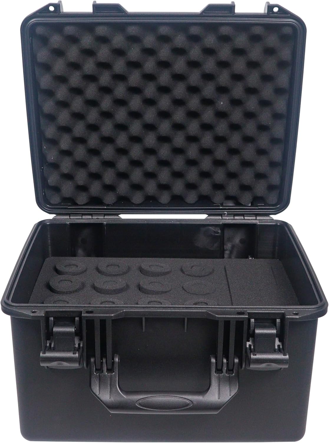 ProX XM-1216MIC UltronX Plastic Water Tight Molded Travel Case Stores up to (16) Wireless and Wired Microphones