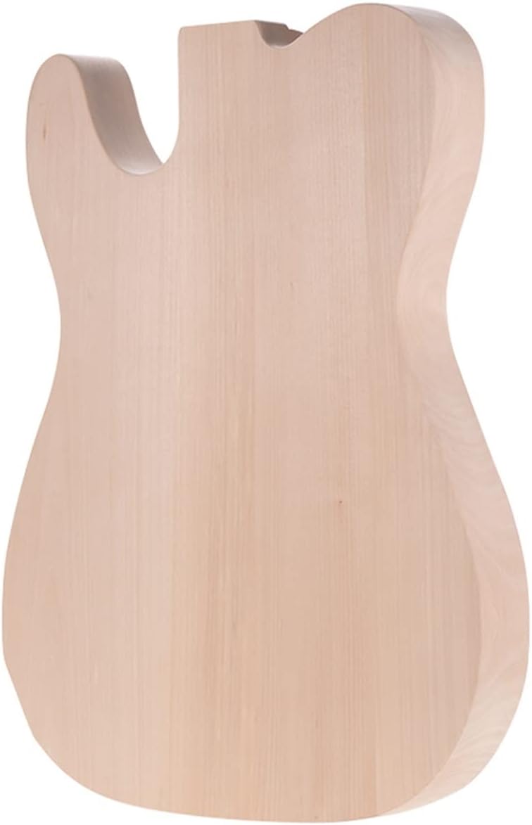 TSTS DIY Electric Guitar Body Basswood Material Unfinished Guitar Bodies for TL Guitar Accessories Guitar DIY Accessory
