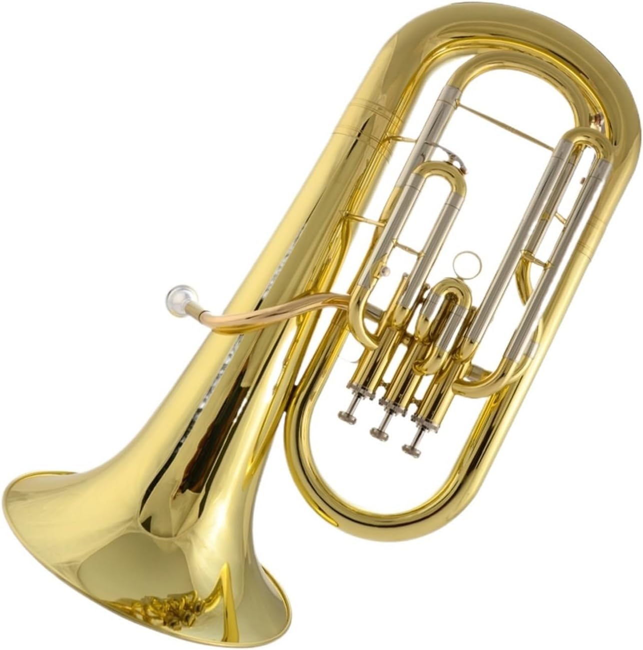 Beginner euphonium Euphonium With Upright Keys Tuba B Flat Tuba Three-key Euphonium
