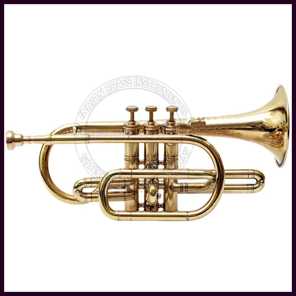 CORNET Bb PITCH BRASS WITH HARD CASE AND MOUTHPIECE