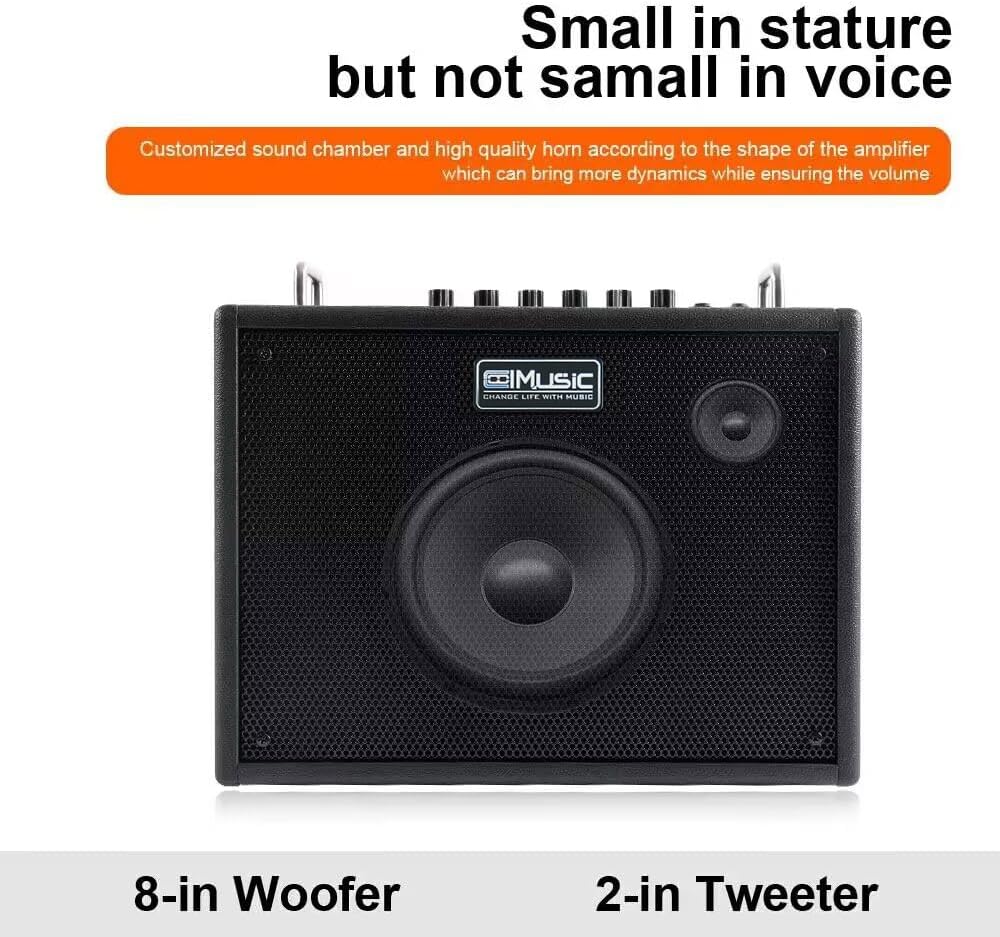 Coolmusic Keyboard AMP 30W Electric Drum Amplifier Speaker,with 3-Year Warranty