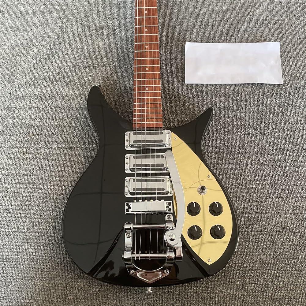 Custom Six String Hollow Bass Guitar - High- Construction and Perfect for Professional Bassists and Enthusiasts Seeking a Sound