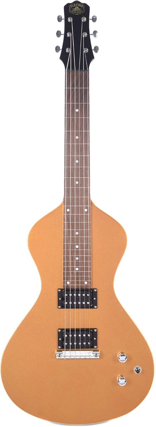 Asher Guitars Electro Hawaiian ® Junior Lap Steel Gold Top w/Gig Bag