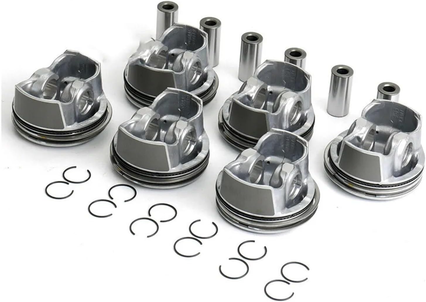 1set M272 Engine Pistons Gaskets Seals Kit, Compatible For Mercedes-Benz C-Class/E-Class/S-Class/SLK 2005-2014 3.0L