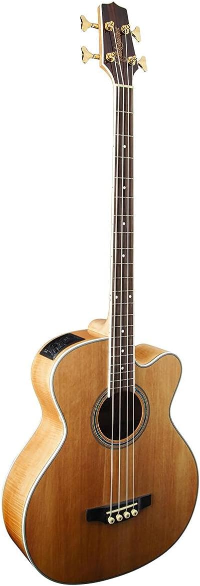 Takamine G Series GB72CE-NAT Jumbo Acoustic Electric Bass Guitar, Natural