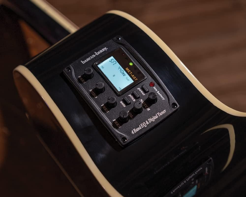 Washburn EA12B-A Festive Series Mini Jumbo Cutaway Acoustic Electric Guitar, Black