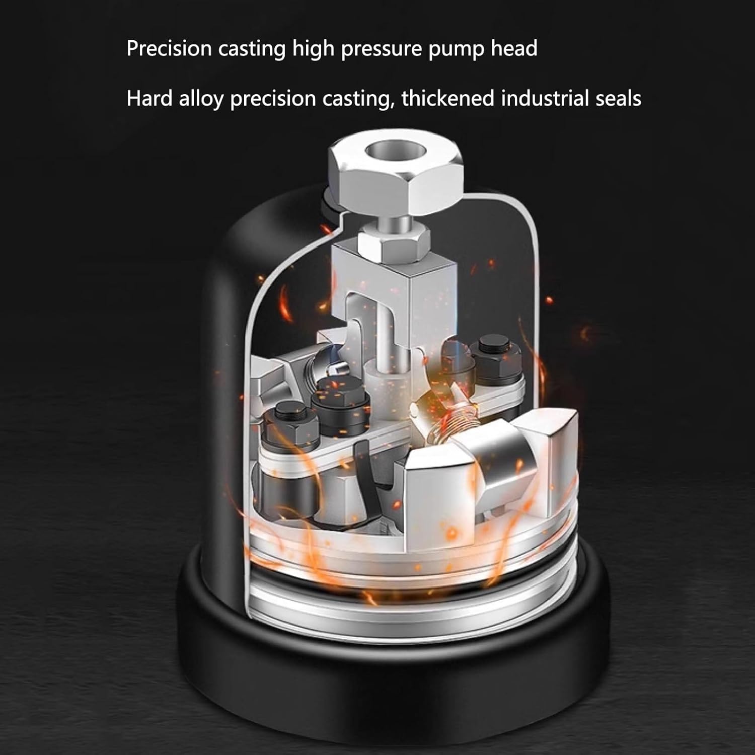 Pneumatic Grease Pump With A Discharge Capacity Of 0.85L/min, Pressure Ratio Of 50:1, Suitable For 5-gallon Drums, For Automotive, Machine Tool And Industrial Lubrication(Pole length 40cm/15.7in)