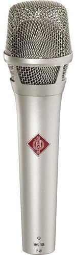 Neumann KMS 105 - Live Vocal Condenser Microphone (Nickel) With XLR Cable and Mic Stand