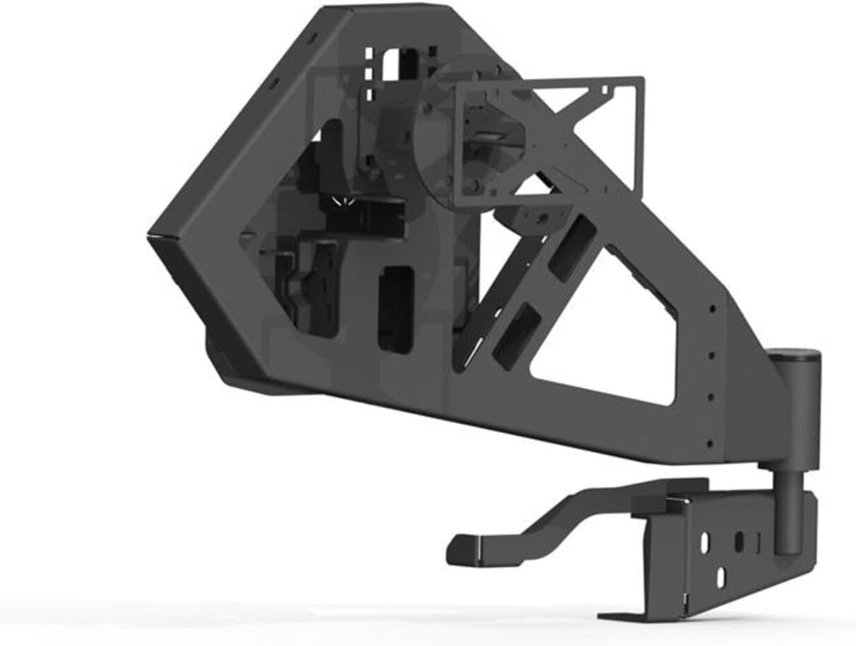 ROAD ARMOR Stealth Rear Tire Carrier Assembly (Only) - Bumper Not Included - Texture Black 2018-2020 Jeep Jlrubicon Jlsport Jlsahara