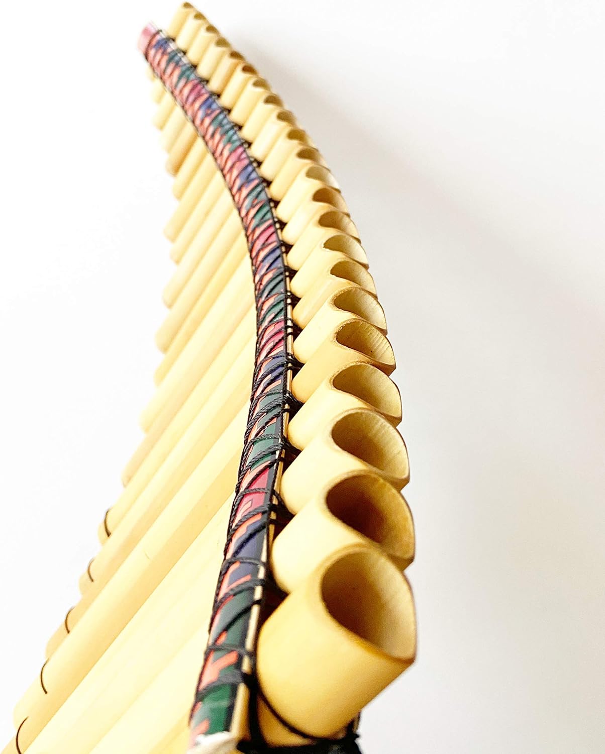 professional tenor pan flute 22 tubes tuned in G major (440) made of natural and quality bamboo pouch is included