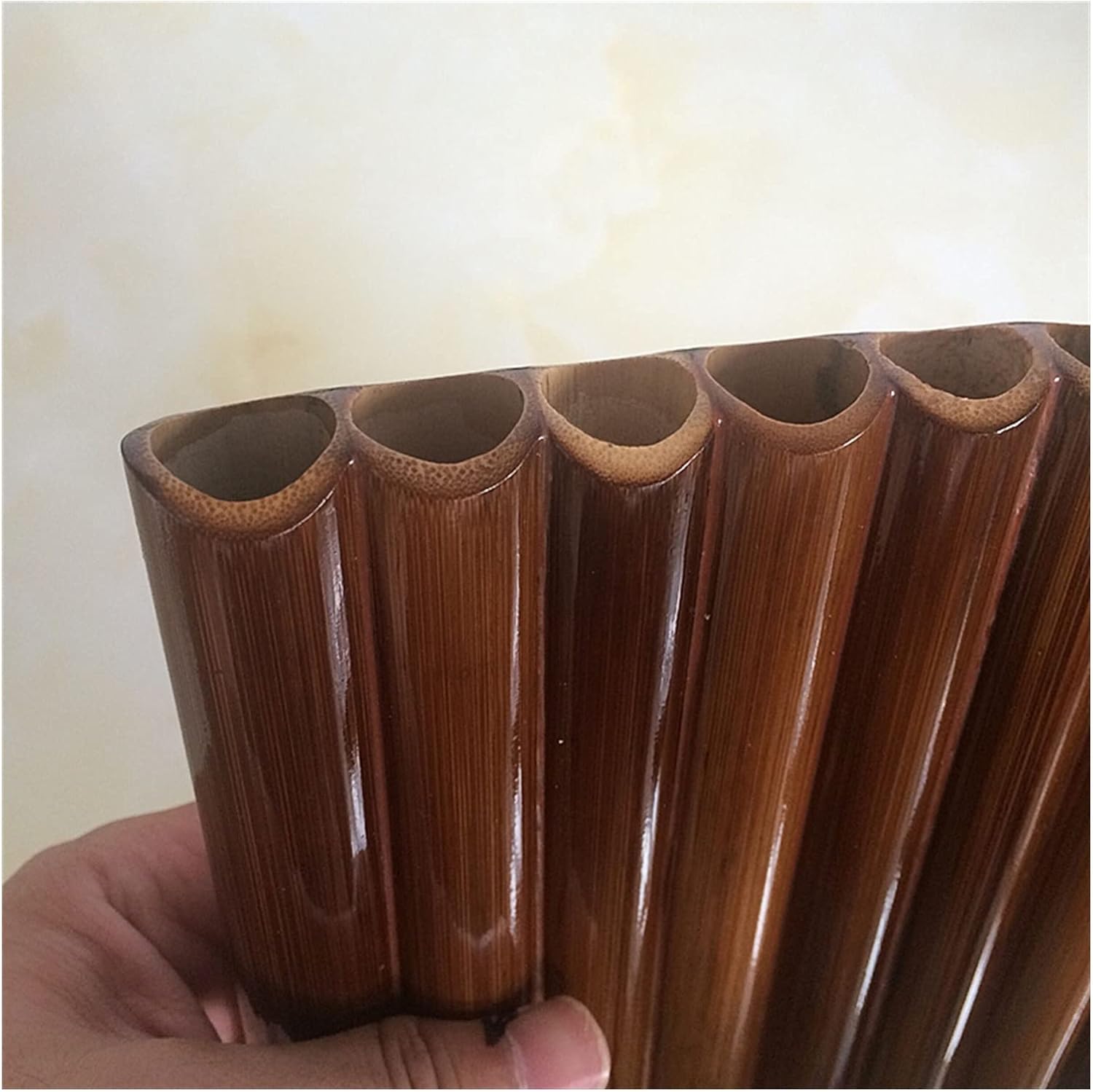 Handmade 22 Pipes Bamboo PanFlute Professional Woodwind Flute Panpipes G Key Musical Instrument