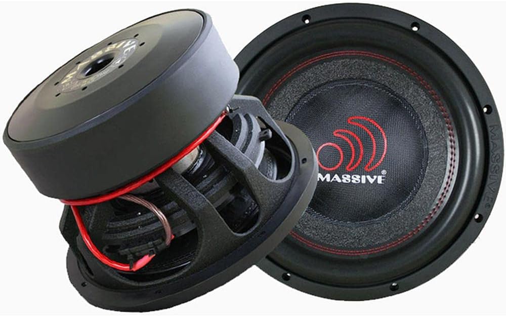 Massive Audio GORDO181-18 Inch Car Audio 6,000 Watt Gordo Series Competition Subwoofer, Dual 1 Ohm, 4 Inch Voice Coil. Sold Individually.