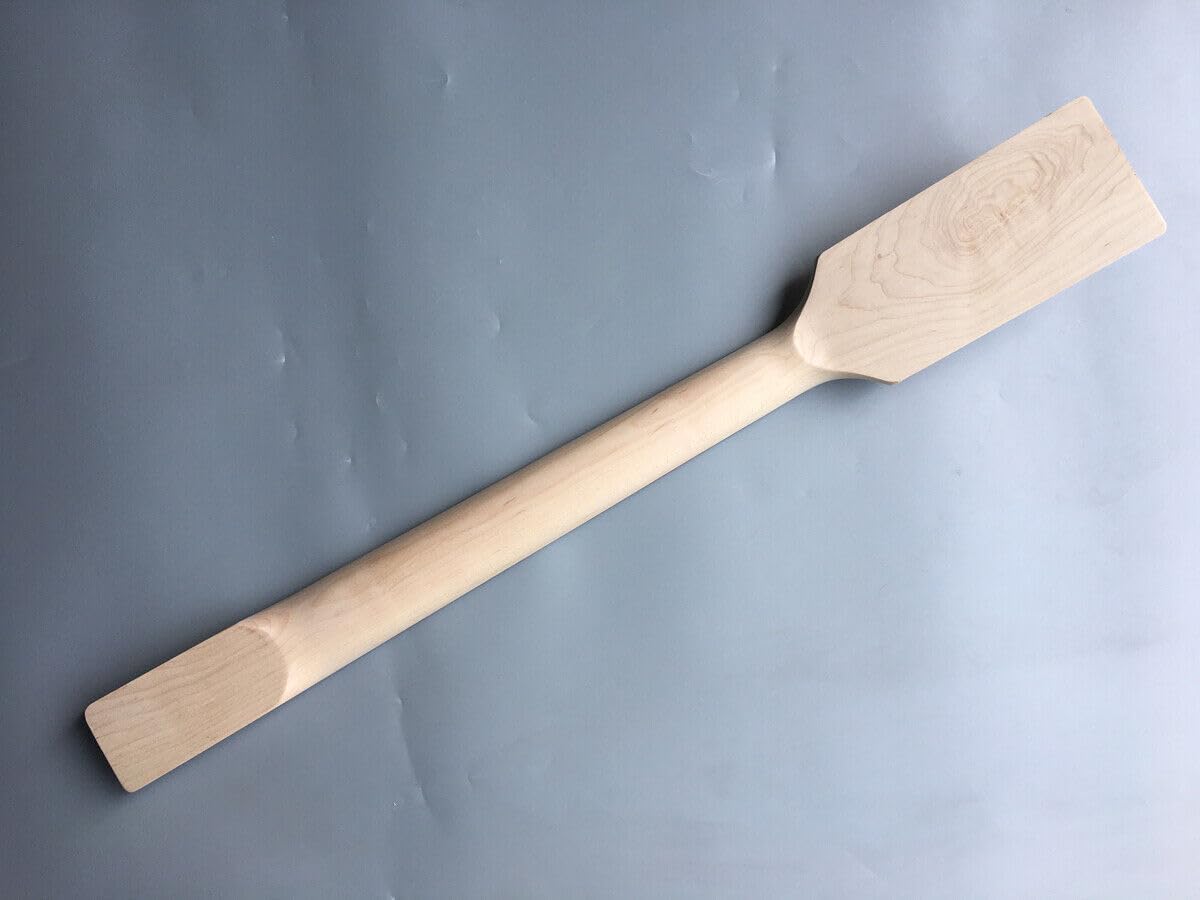 7 String Electric Guitar Neck 22 Fret 24.75inch Maple Rosewood Paddle head Guitar Neck Wide Unfinished guitar parts Replacement (7 String Not inlaid)