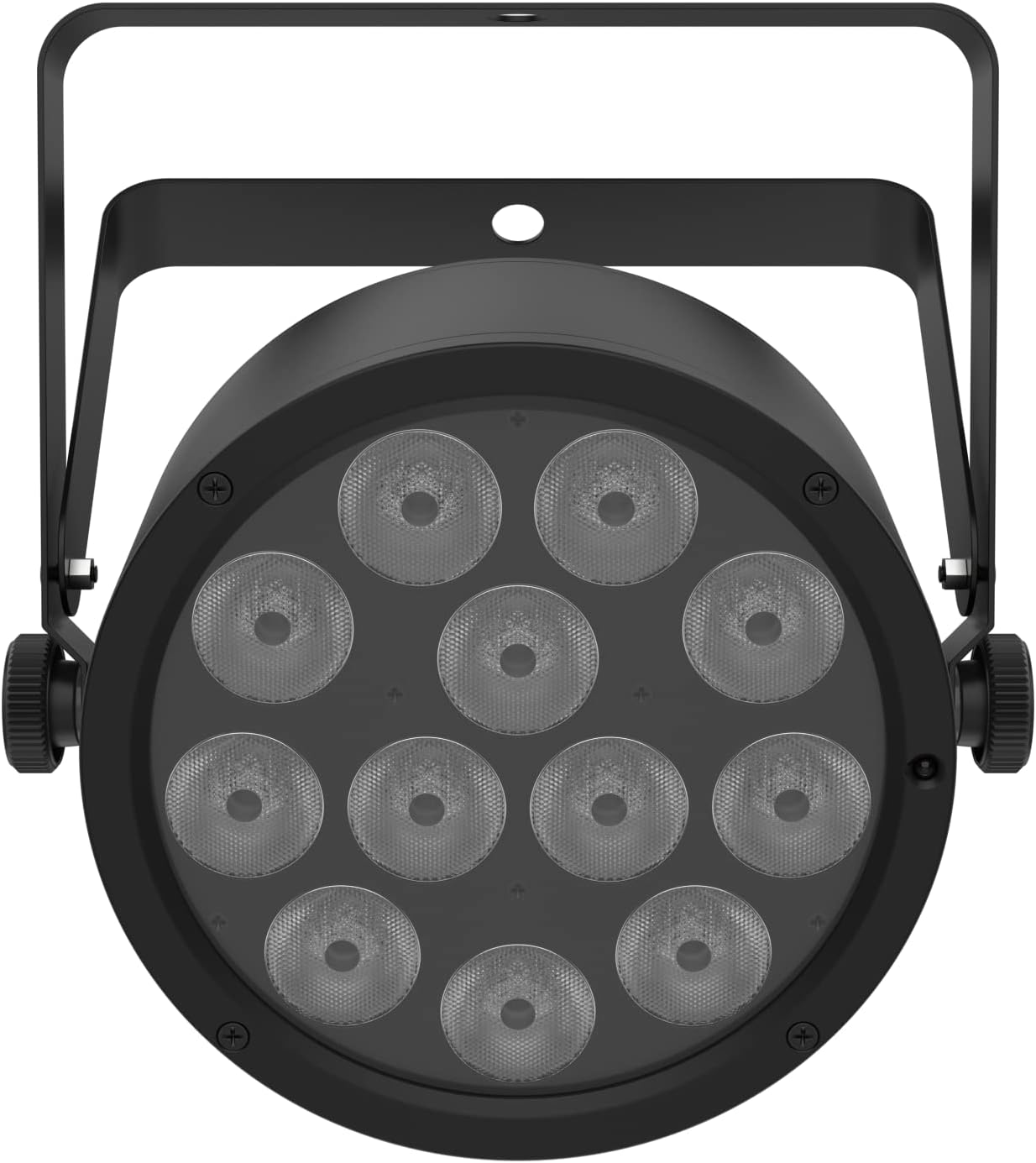 Low-profile, high-output quad-color (RGBA) LED Par compatible with ILS