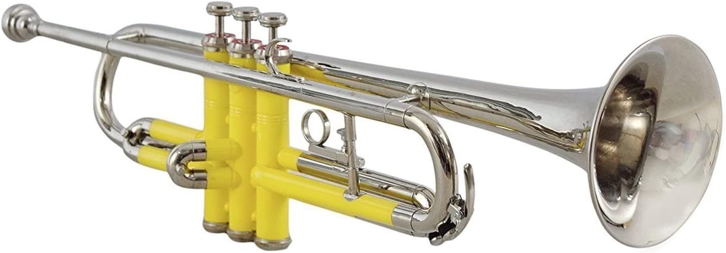 Trumpet Brand New Colored Yellow NP Bb With Free Bag + Mouth piece