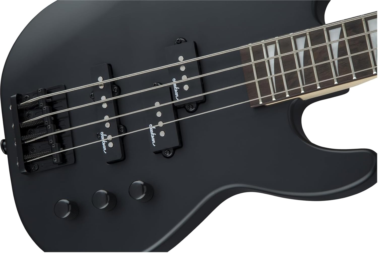 Jackson JS Series Concert Bass JS1X, Satin Black, Amaranth Fingerboard