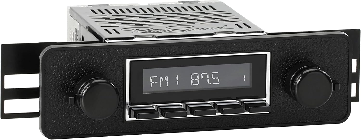 RetroRadio Compatible with 1963-78 Triumph Spitfire Features Include Bluetooth, AUX, AM/FM LACB-M1-402-40-90T