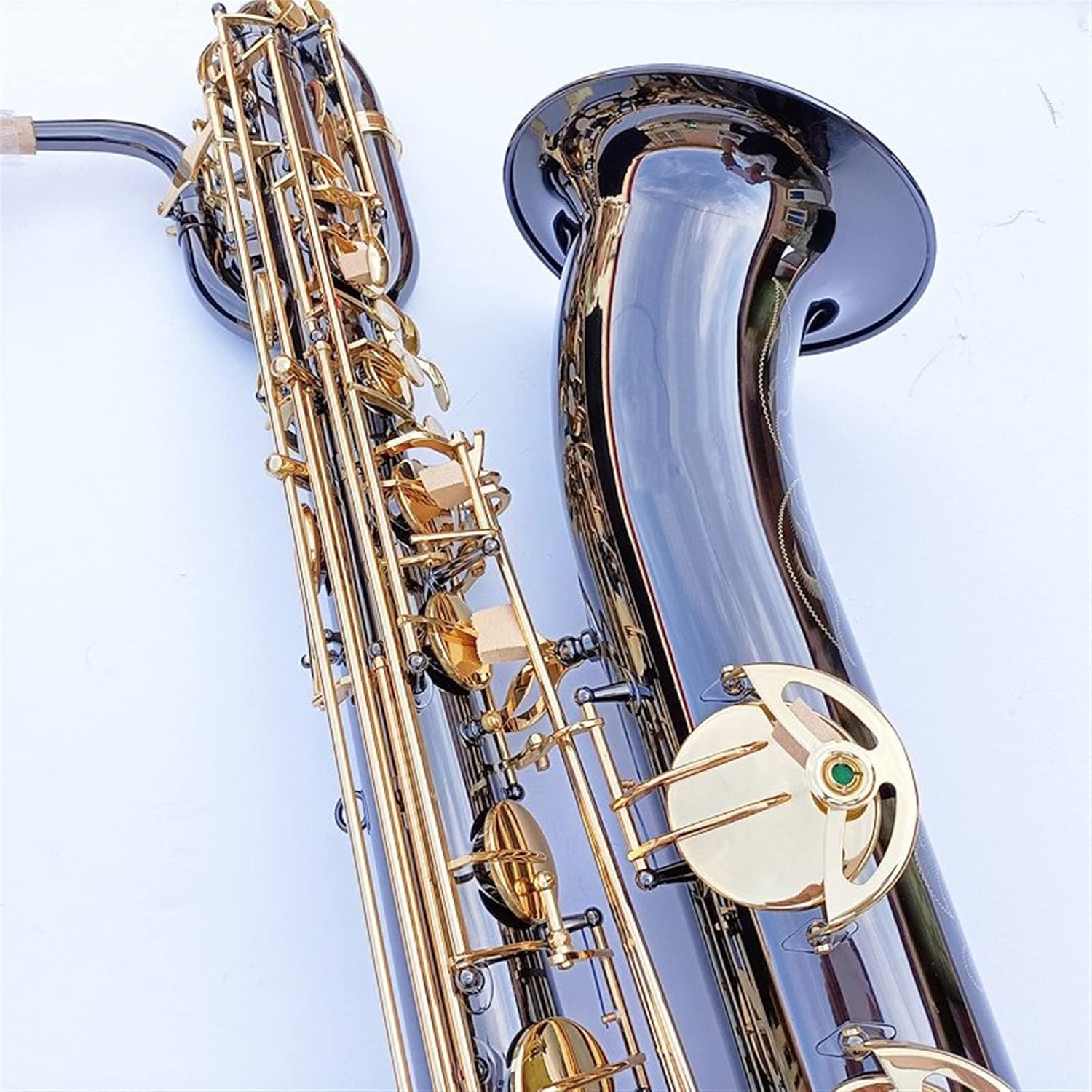 Professional Baritone Saxophone Brass Saxophone Instrument Sax with Case Mouthpiece