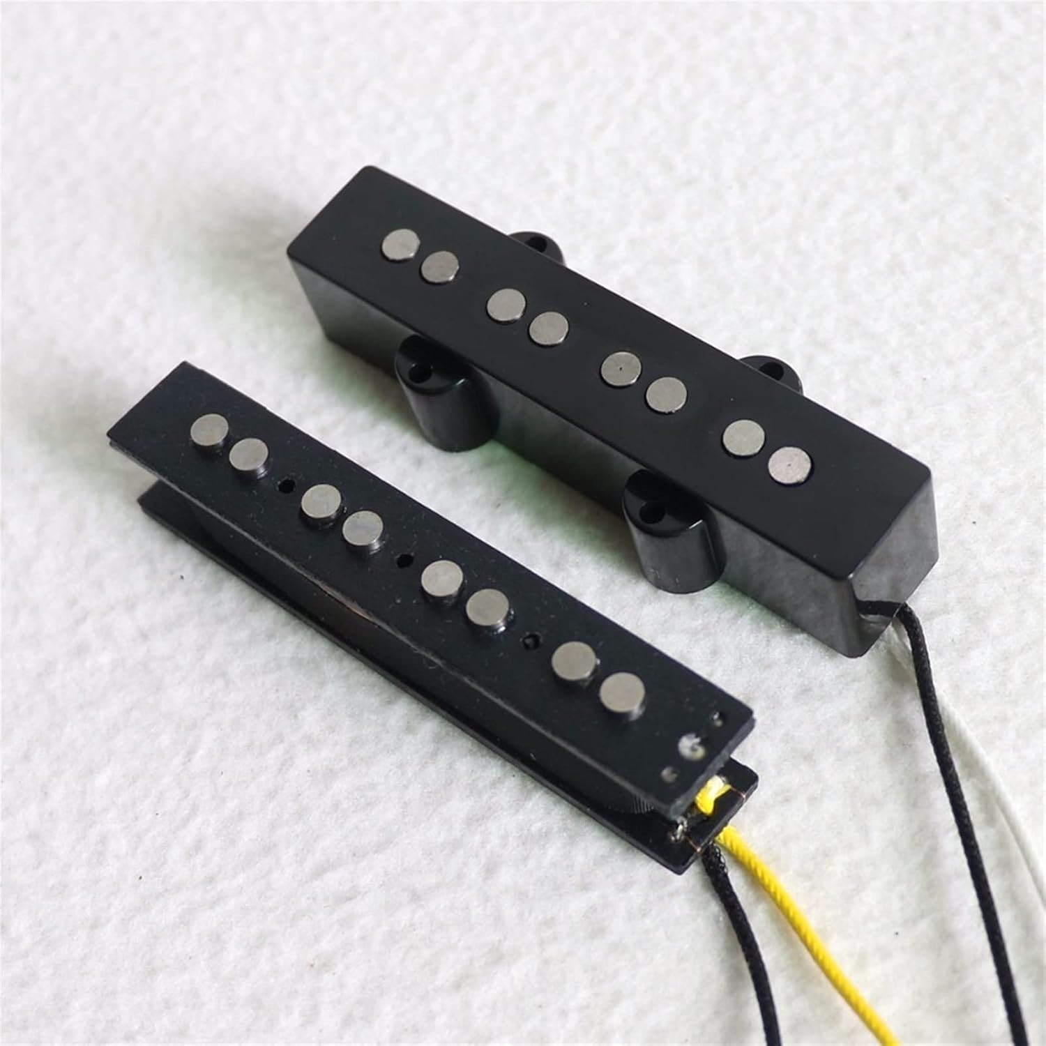 Electric Guitar Kit Alnico 5 Fiber Bobbin Guitar Pickups for 4 String Jazz Bass Guitar Guitar humbucker Pickup