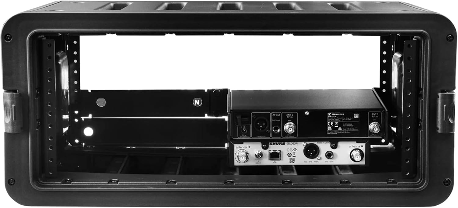 Odyssey Watertight 4U Rack Case with 4 Microphone Compartments