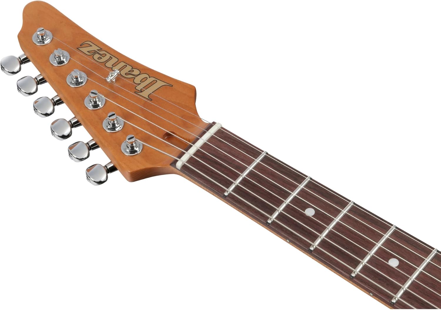 Ibanez AZ2204 Prestige 6-String Right-Handed Electric Guitar with Alder Body and Oval C S-Tech Wood Roasted Maple Neck (Ivy Green Metallic Flat)