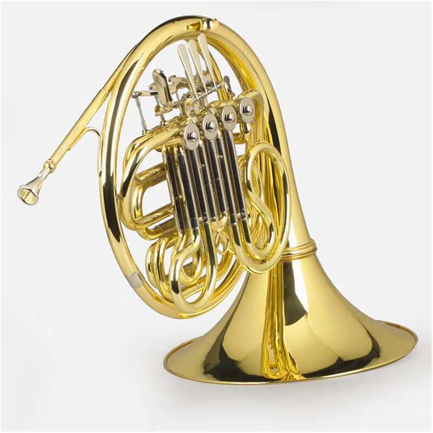 Professional French Horn B flat double row brass instrument