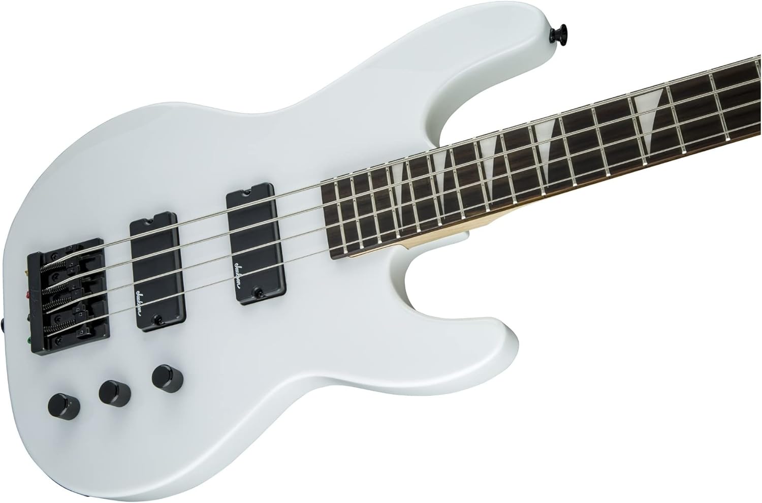 Jackson JS Series Concert Bass JS2 4-String Bass Guitar with Amaranth Fingerboard (Right-Handed, Snow White)