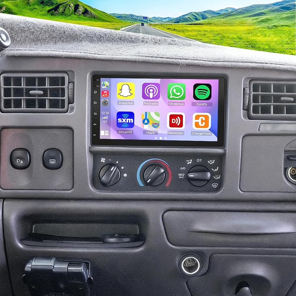 2+64G Car Stereo for Ford Excursion with Wireless Carplay&Android Auto,7 Inch Android 15 Touchscreen Bluetooth Car Radio with GPS, WiFi, FM Radio,Backup Camera,SWC,MIC