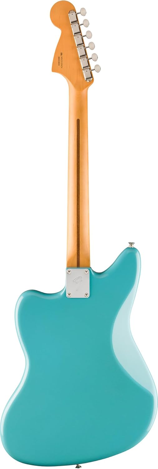 Fender Player II Jaguar - Aquatone Blue Bundle with Gig Bag, Strap, Cable, 3-Pack Picks and Guitar Cleaning Kit