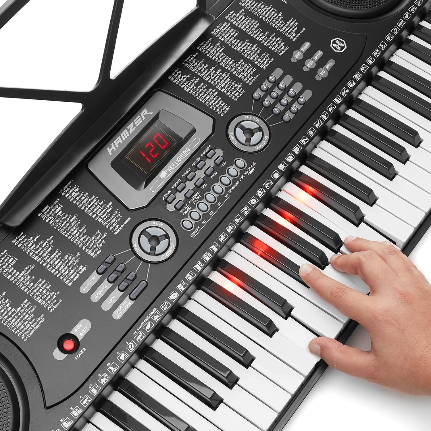 Electronic Keyboard Portable Piano 61-Key