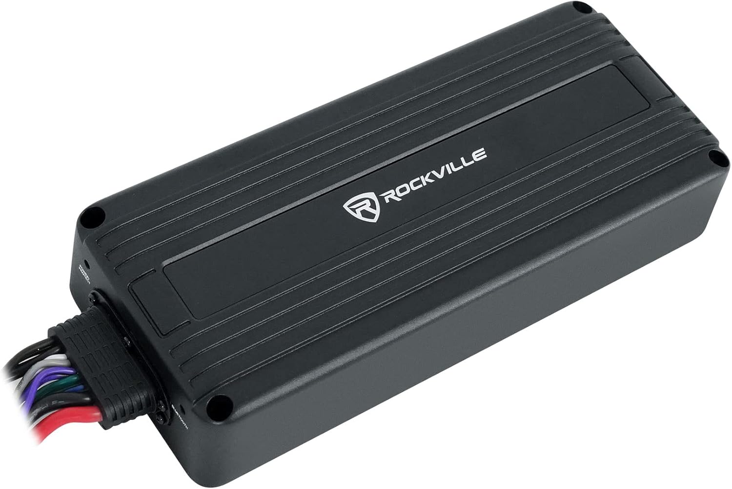 Rockville ATV420 V2 500W 4-Channel UTV/Motorcycle Amplifier, IP65 Waterproof, Bluetooth, Compact Design, Crossover Controls, Perfect for ATVs/UTVs/Motorcycles