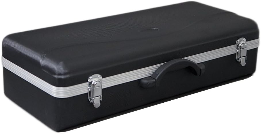 Lightweight ABS Case for Modern Standard Alto Saxophone, Black