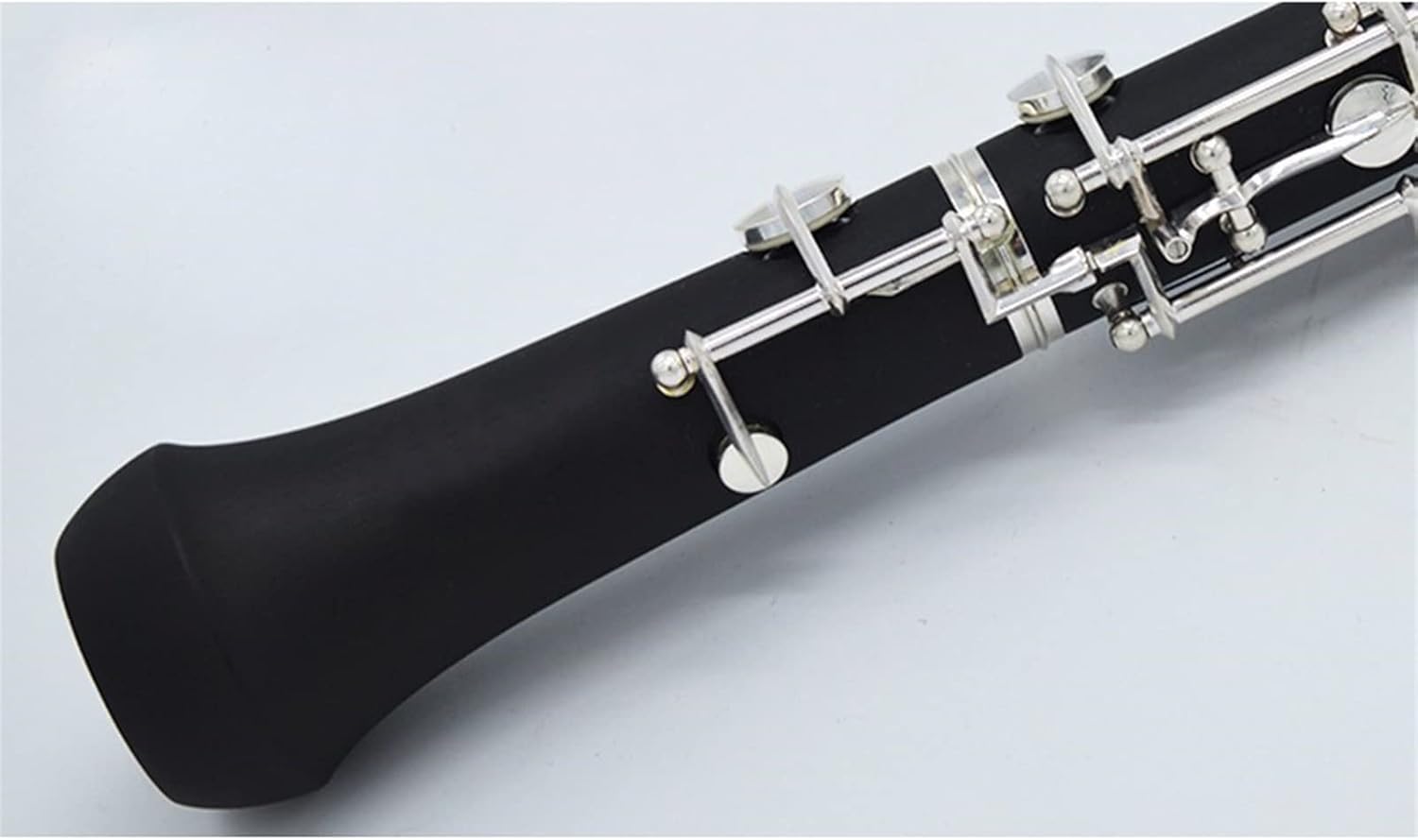 Professional C Key Oboe Semi-Automatic/Automatic Bakelite Body Key Silver-Plated Woodwind Instrument (Color : Auto)