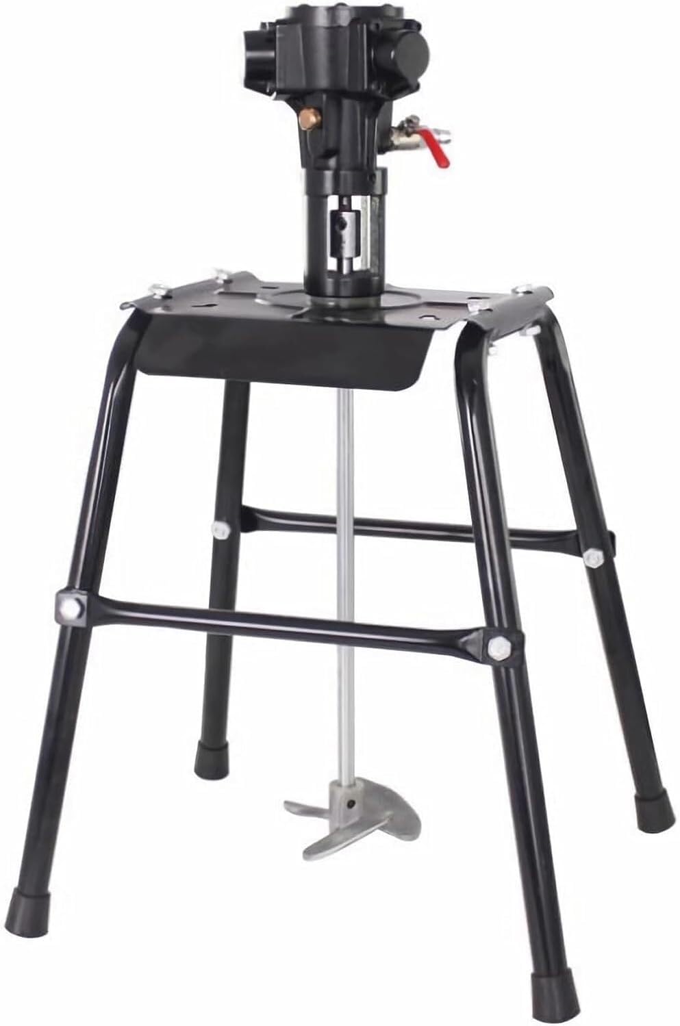 Pneumatic Paint Mixer Machine, 5 Gallon Platform Type Stirring Machine, Stainless Steel Air Mixer Machine, for Paint Coating Materials Viscous Liquid Ink Mix Tool(