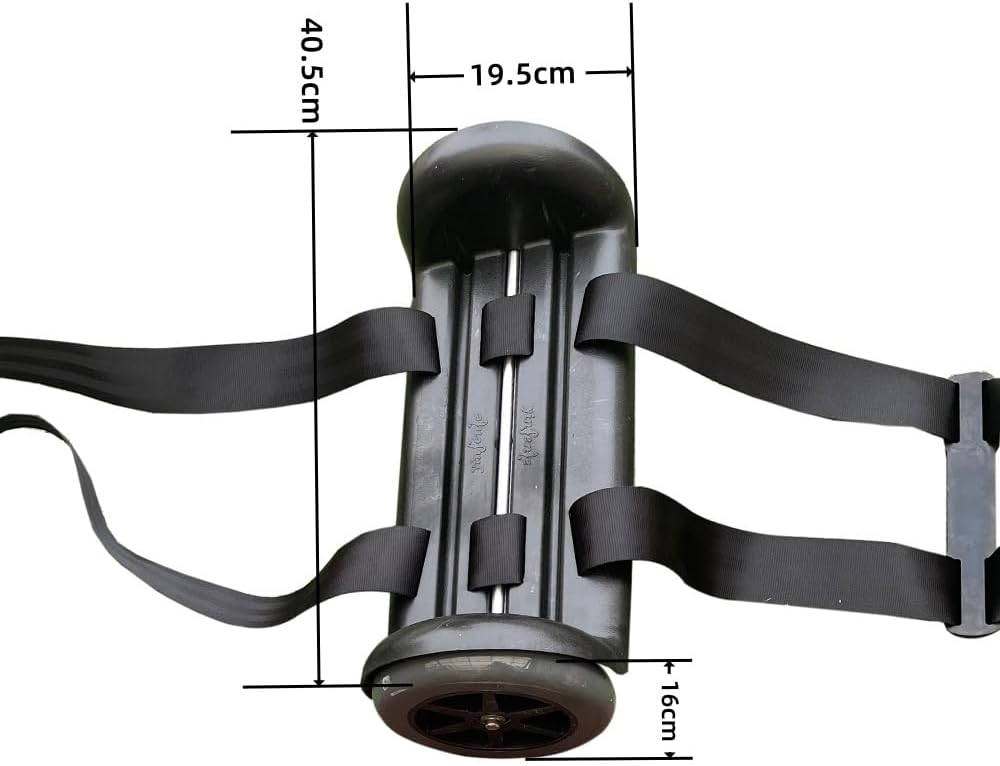 Portable Upright Double Bass Cart with Wheel Transport Buggies Carry String Bass Carts for Any Size Bass from 1/10 To 4/4,Works Indoors &Outdoors (Bass Cart)