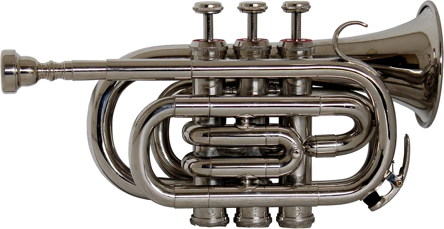 SHREYAS POCKET TRUMPET B-FLAT NICKEL