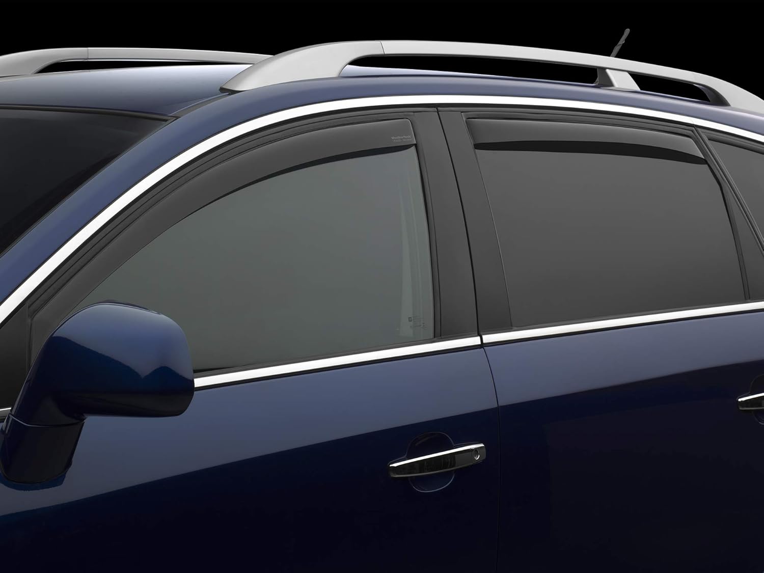 WeatherTech Custom Fit Side Window Deflectors for Toyota RAV4 Hybrid, Prime - (82924), Dark Tint