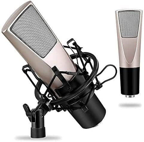 Microphone for PC, Recording Mic Kit for Podcast, Recordings for Streaming,Gaming, Recording Music, Voice Over, Capacitor Live Equipment