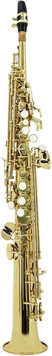 Saxophone Straight B Flat Straight Pipe Soprano Saxophone Beginner Professional Playing Level Straight Wind Instrument