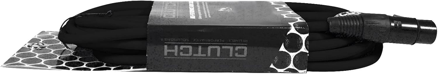 Pro Audio DJ 20' ft XLR Male to XLR Female Black Microphone Speaker Cables 20 Pk