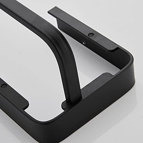 Shower Shelves Bathroom Shower Shelf, Bathroom Corner Shelf, Wall Mounted Kitchen Storage Holder Bathing Accessories (Color : 50cm Black)