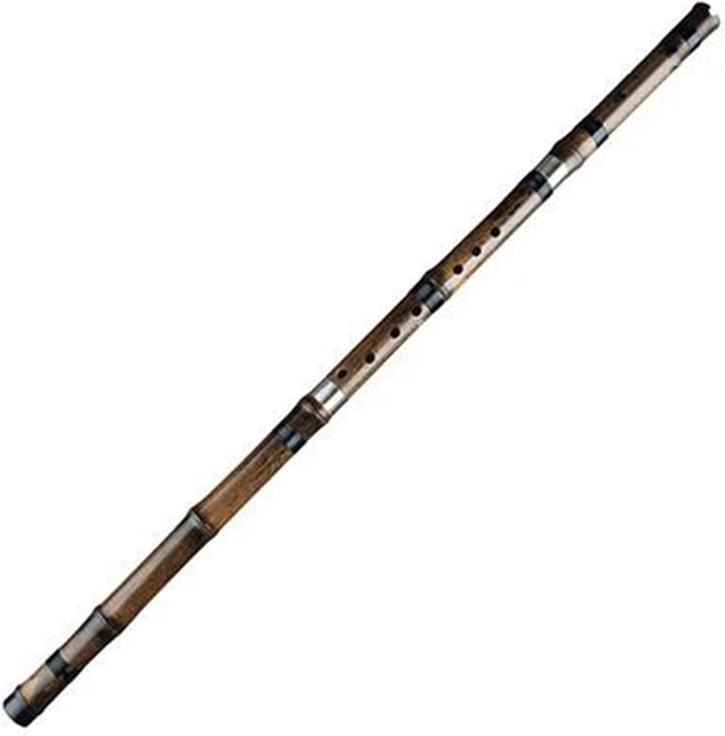 C Bamboo Flute F Key Flute Woodwind Instrument Traditional Handmade(3-Section G KEY)